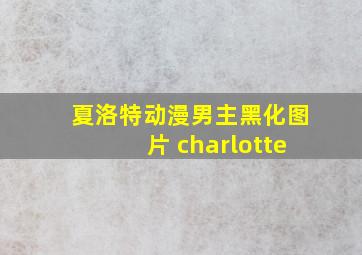 夏洛特动漫男主黑化图片 charlotte